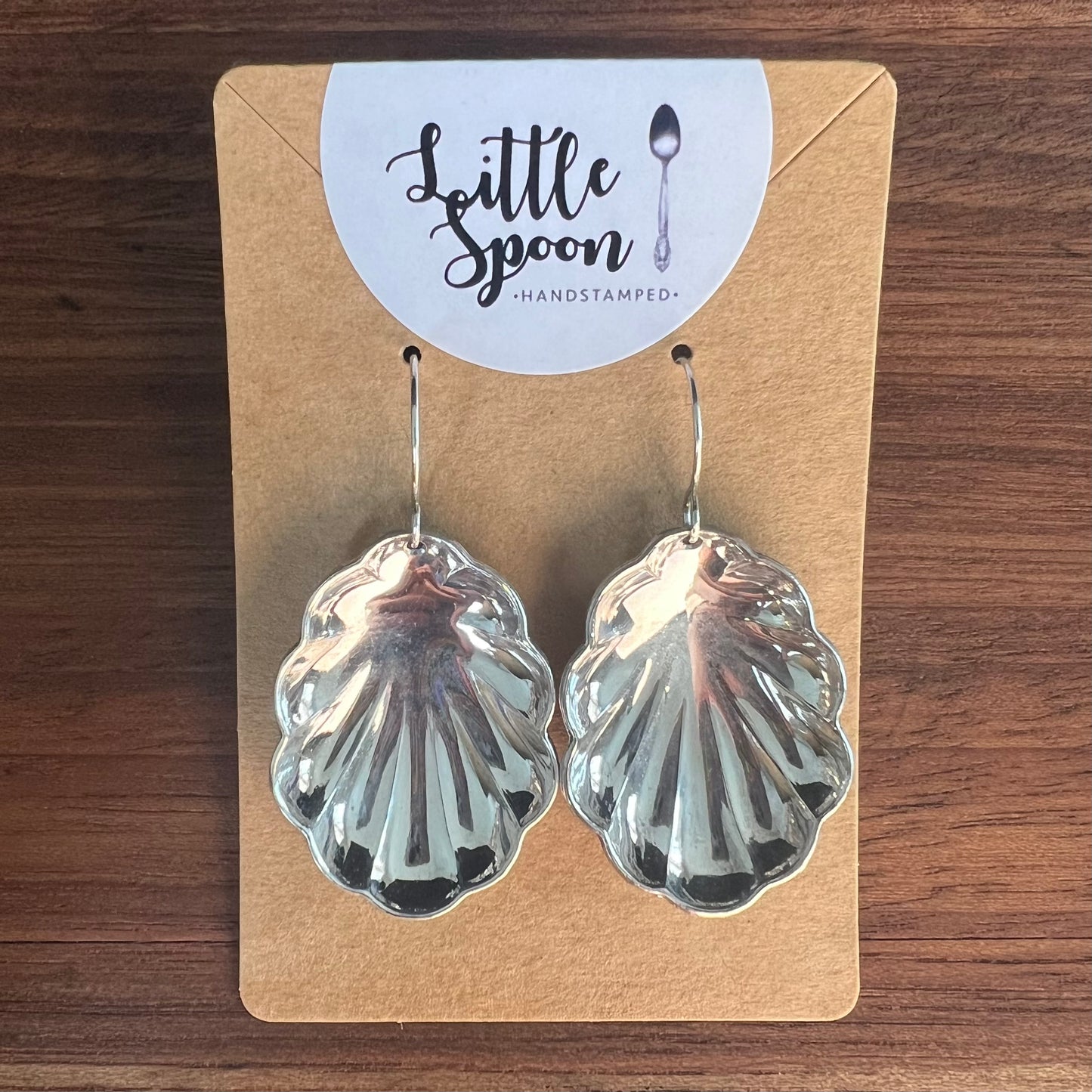 Sugar Spoon Shell Earrings