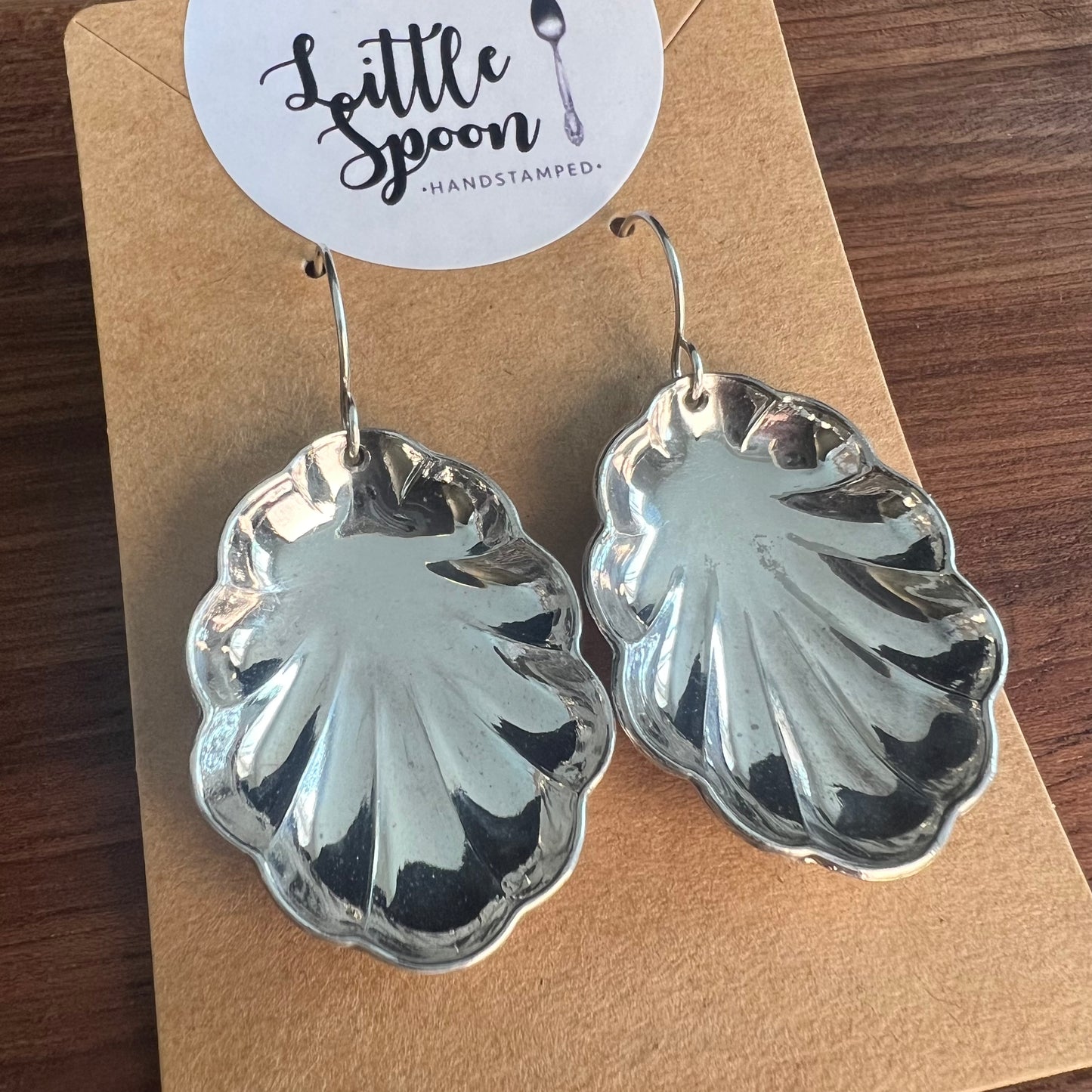 Sugar Spoon Shell Earrings