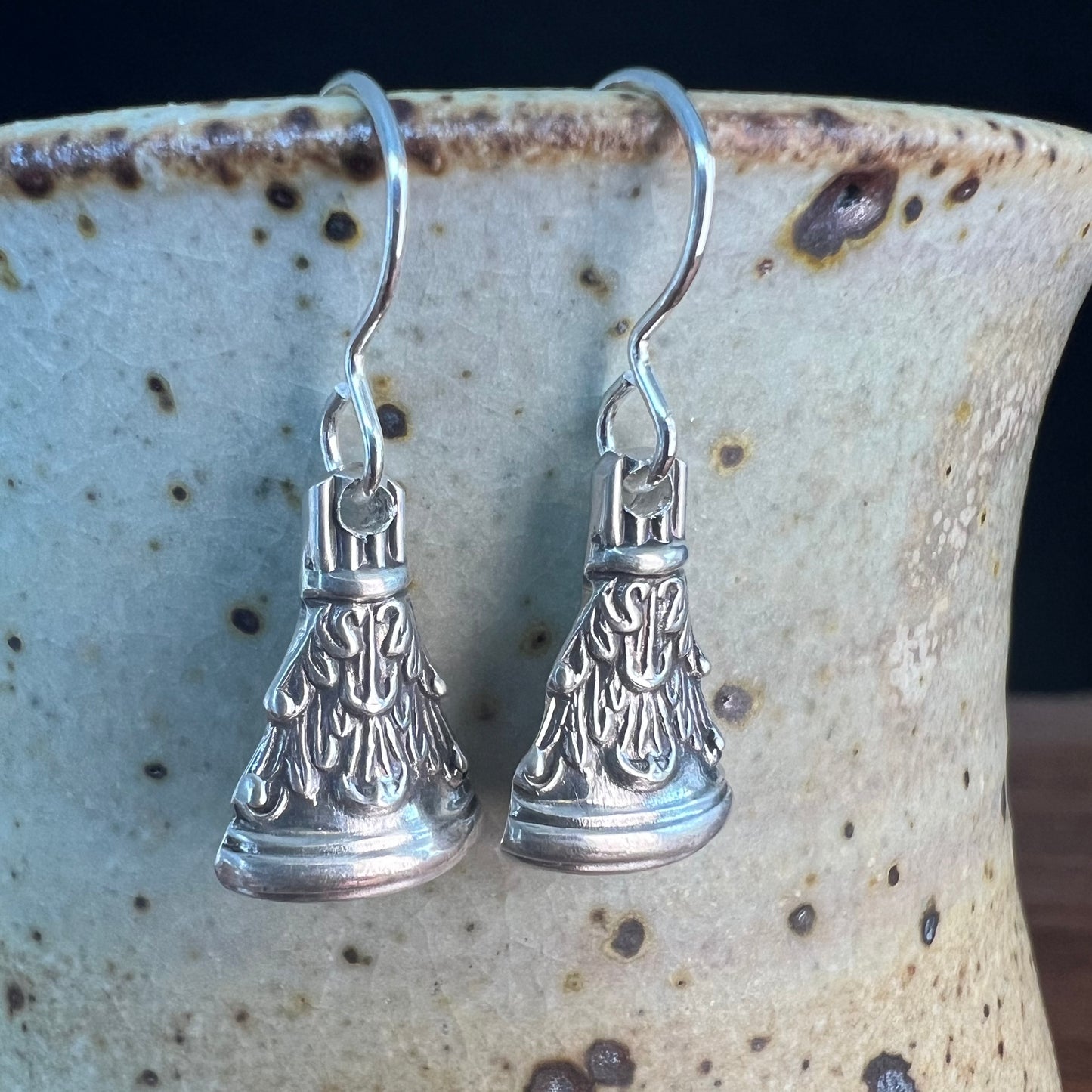 Estella Sterling Spoon Earrings