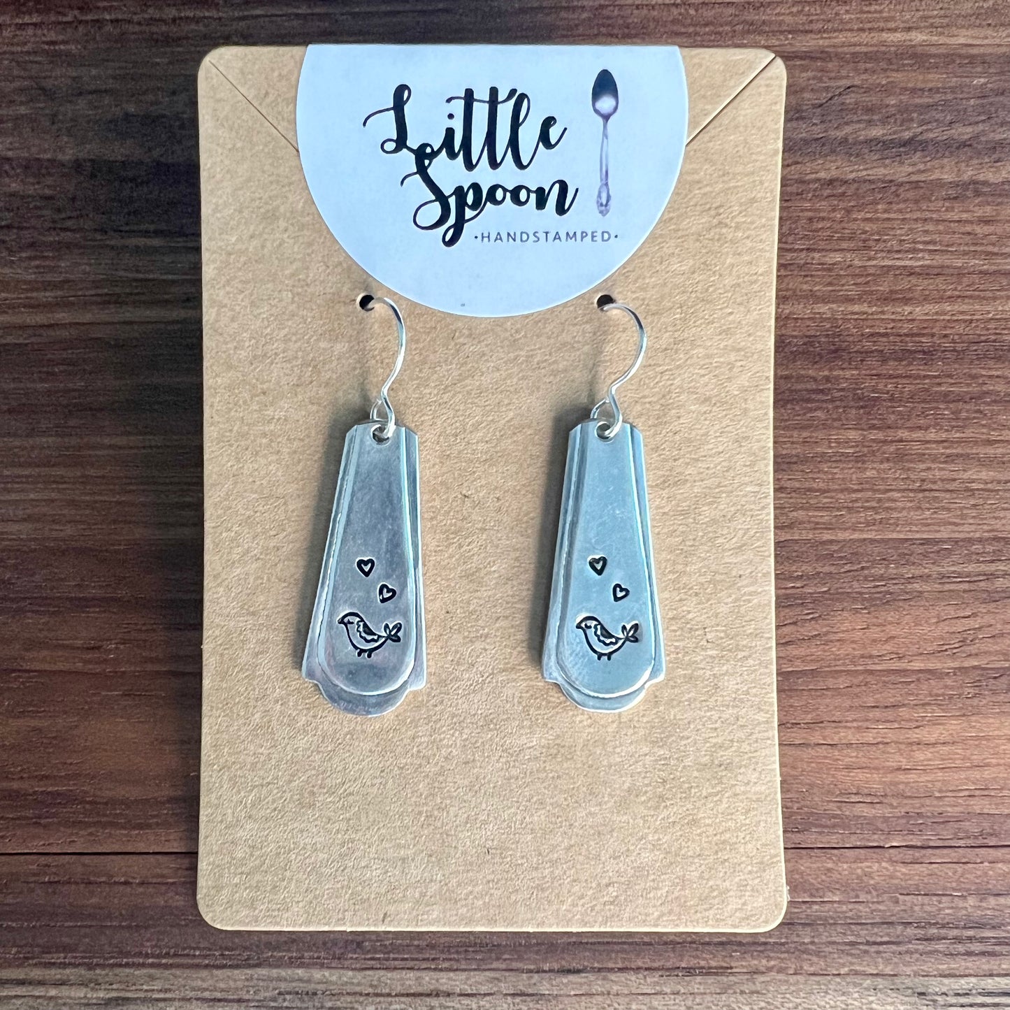 Birdie Vintage Silverware Earrings