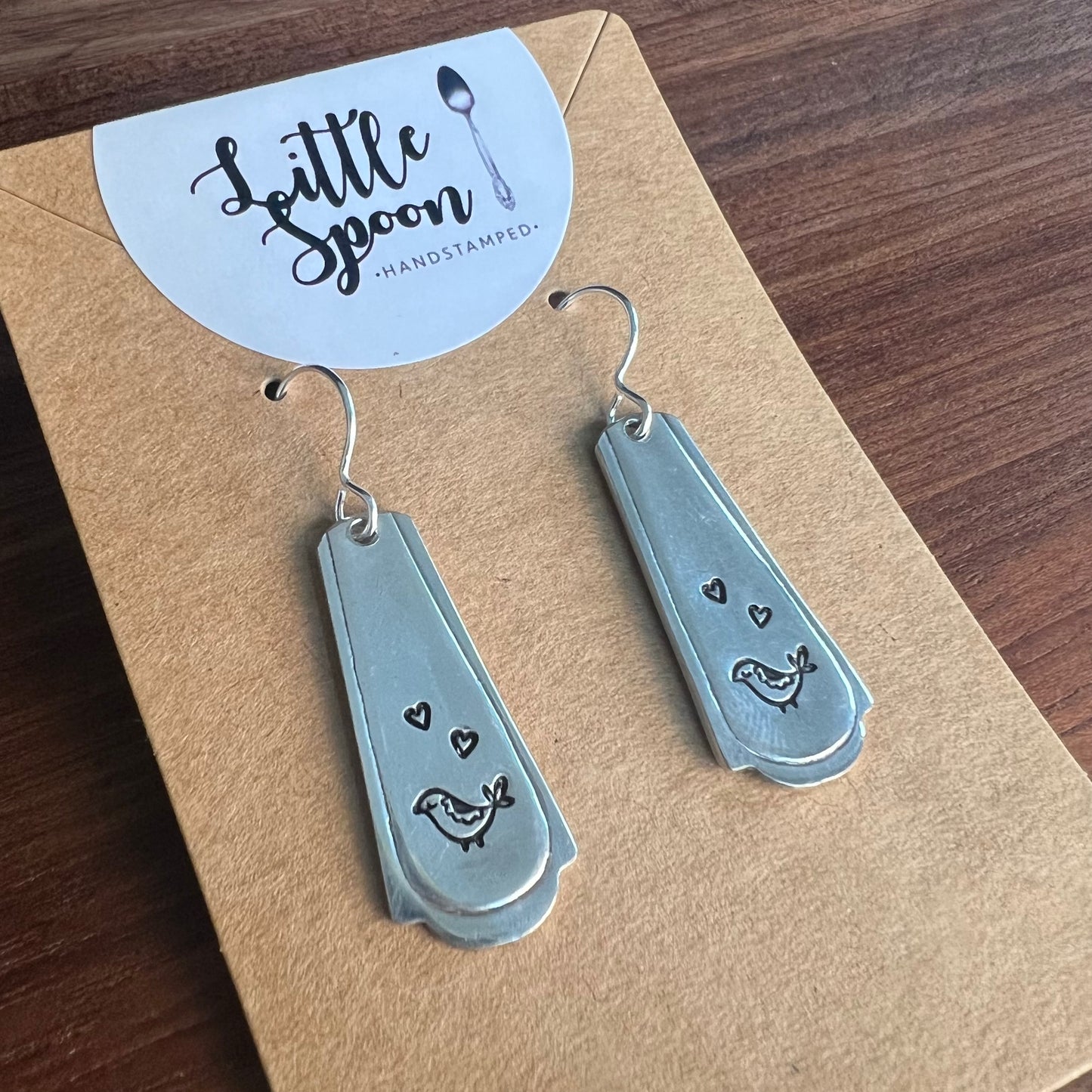 Birdie Vintage Silverware Earrings