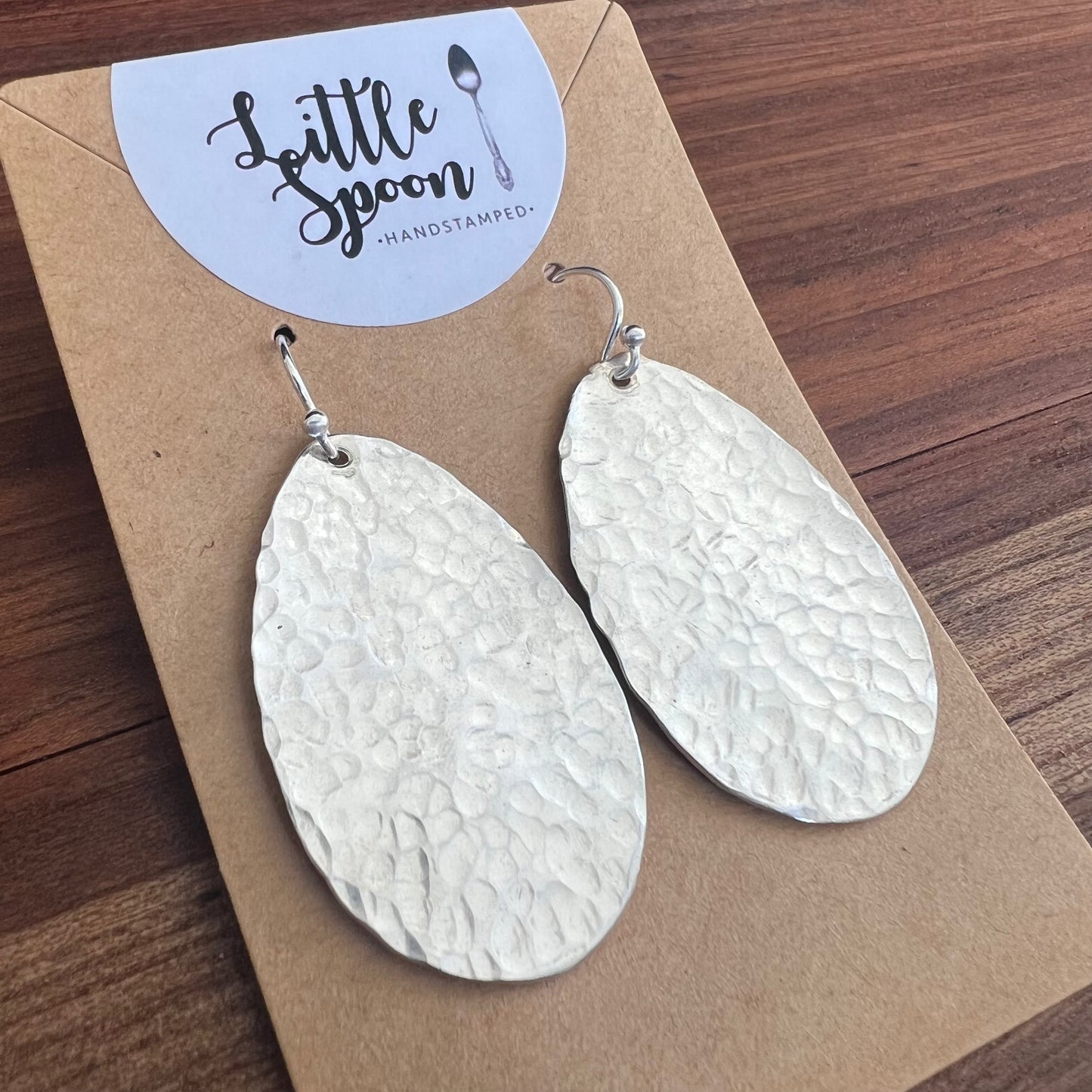Tessa Textured Spoon Bowl Earrings