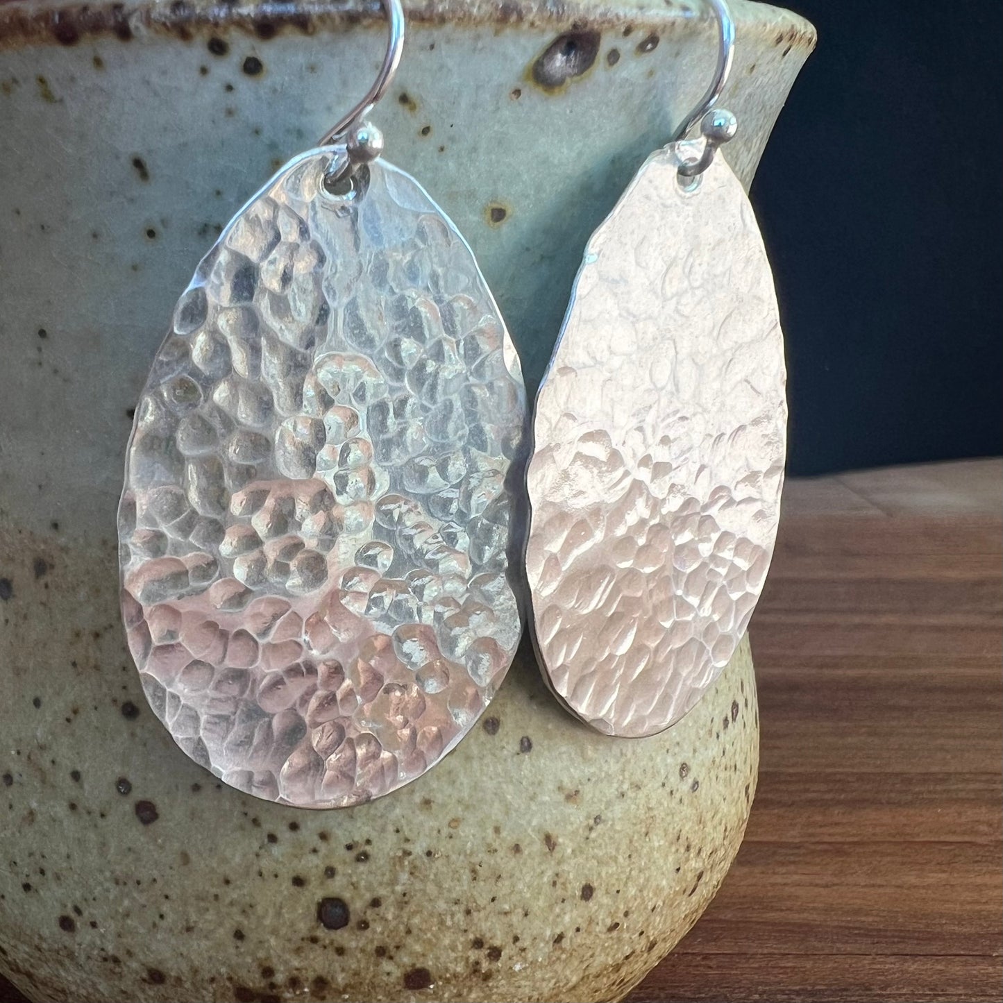 Tessa Textured Spoon Bowl Earrings