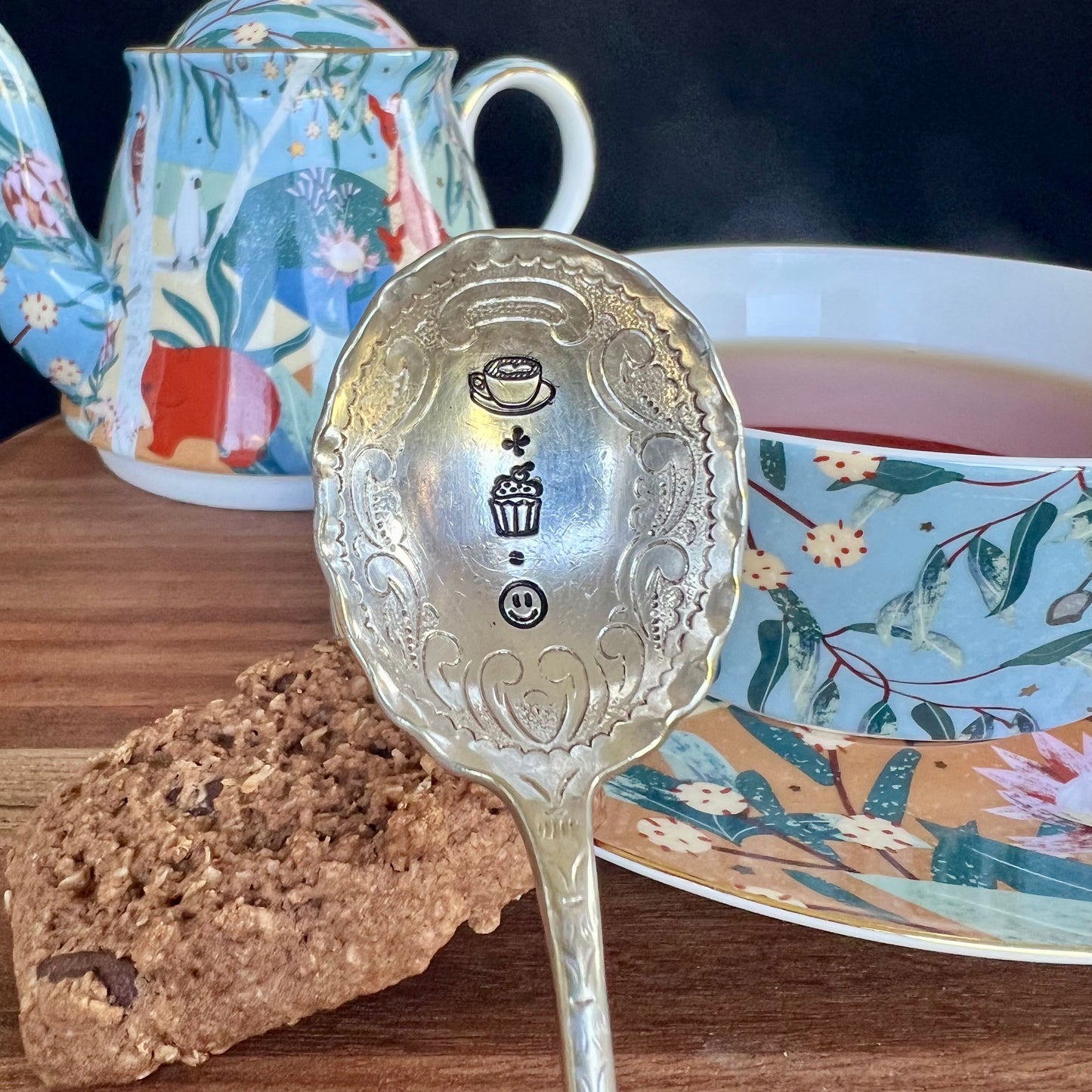 Cuppa + Cake = Happy