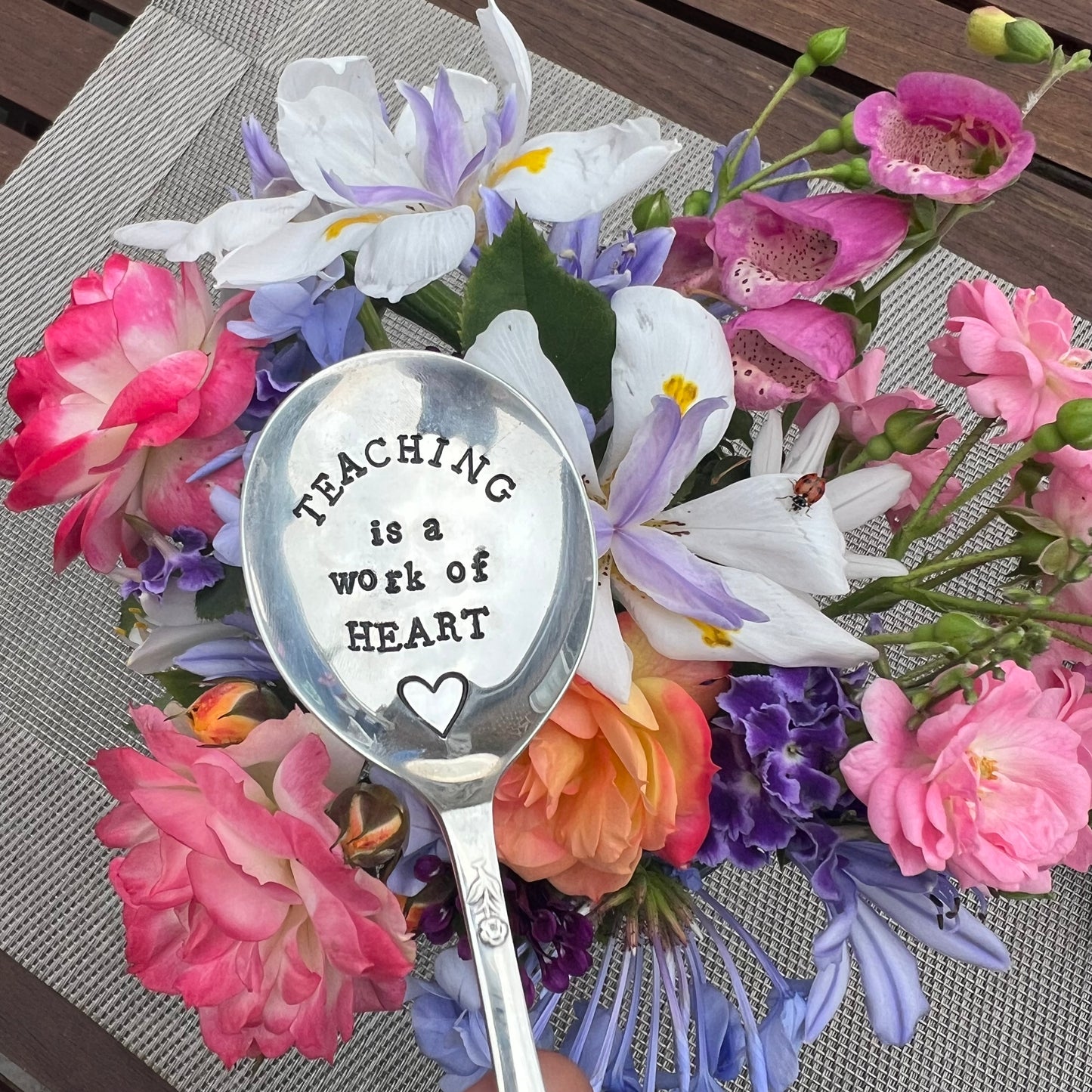 Teaching is a Work of Heart Spoon