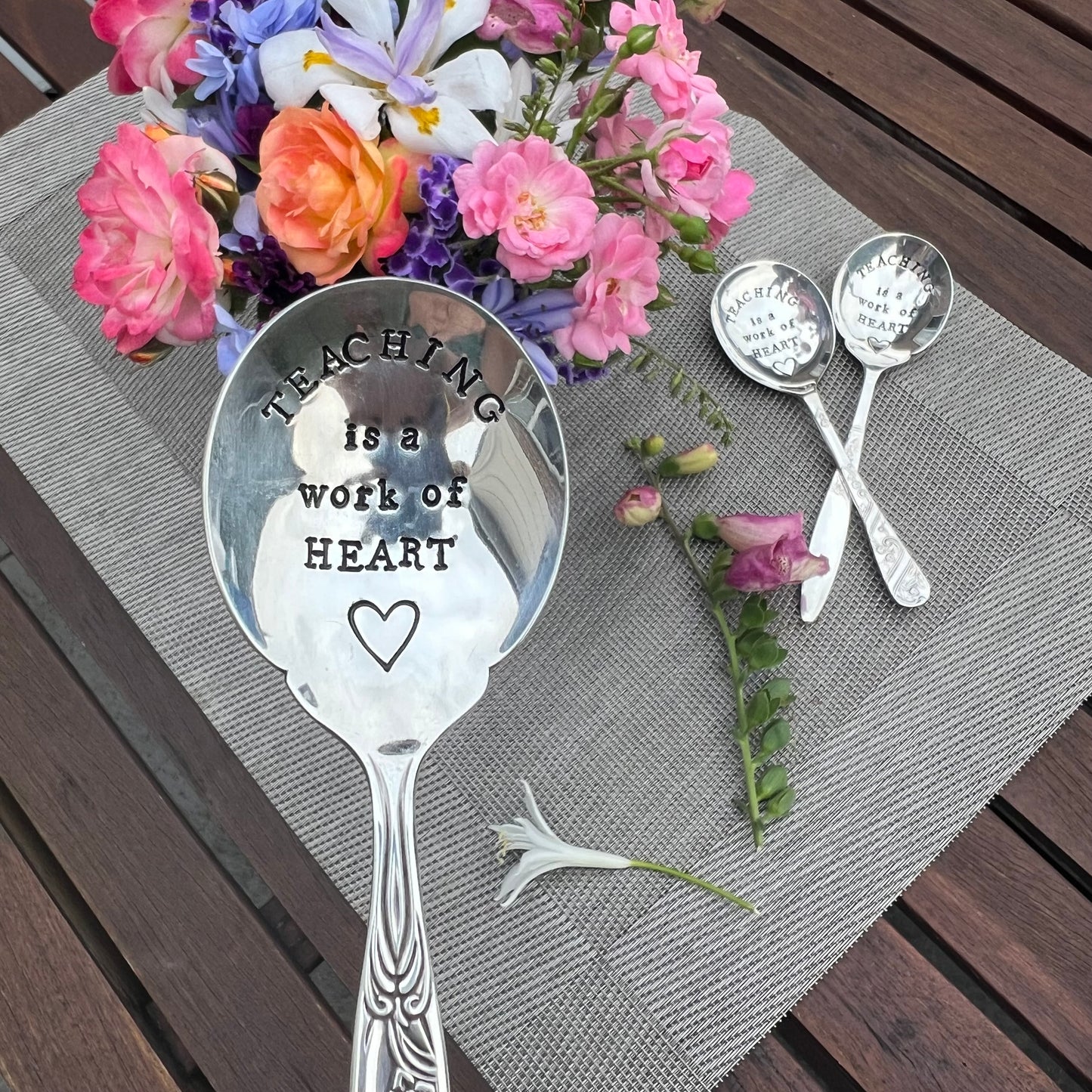Teaching is a Work of Heart Spoon