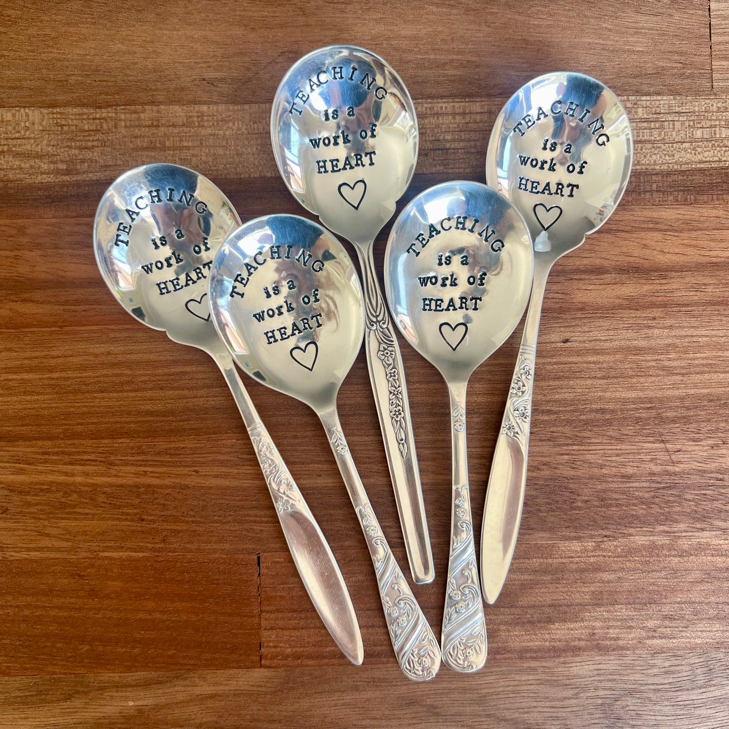 Teaching is a Work of Heart Spoon
