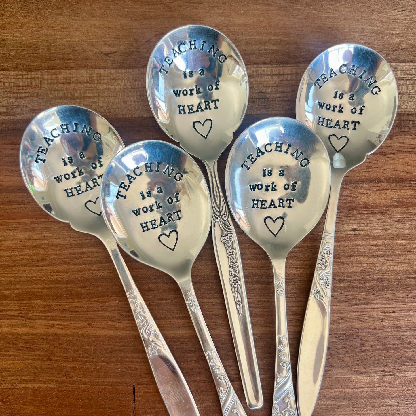Teaching is a Work of Heart Spoon