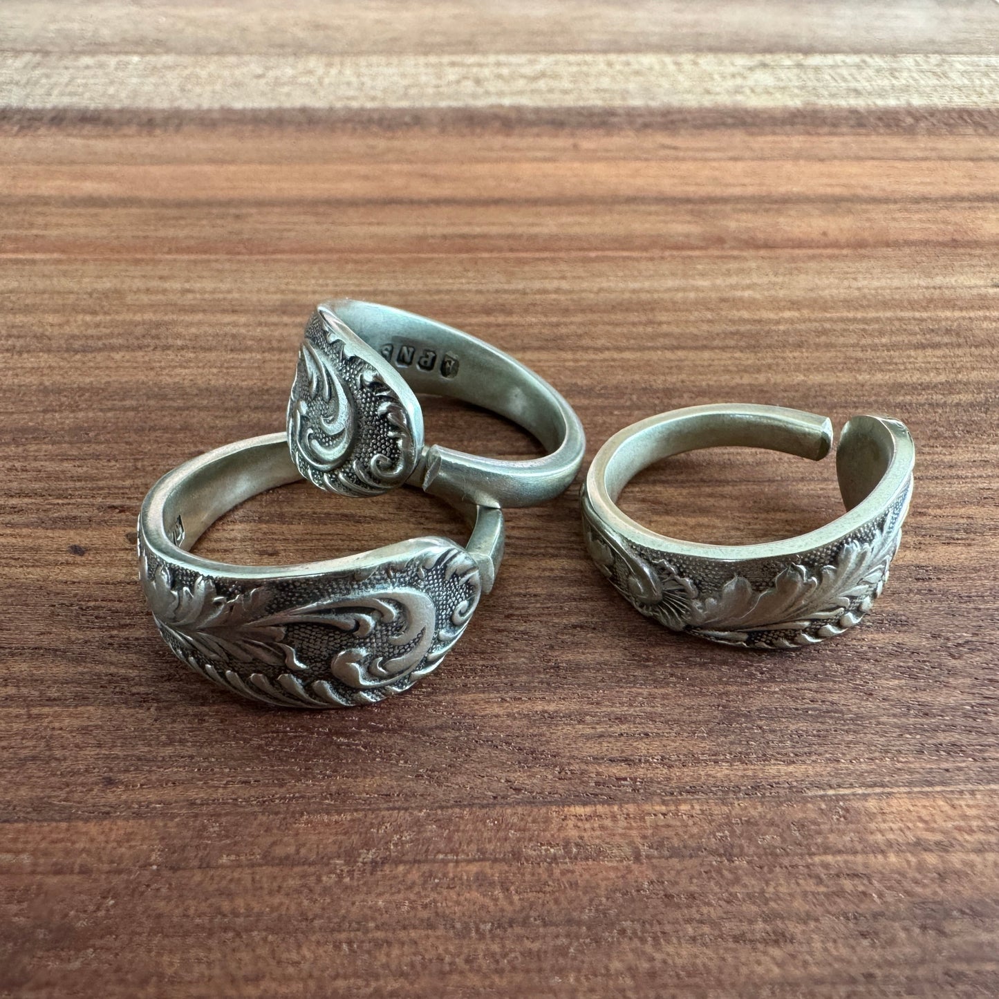 Fern Vintage Cocktail Fork Ring