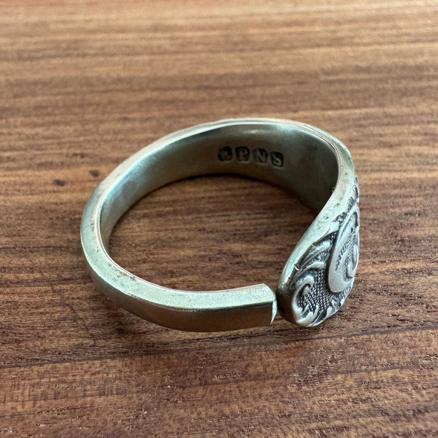 Fern Vintage Cocktail Fork Ring