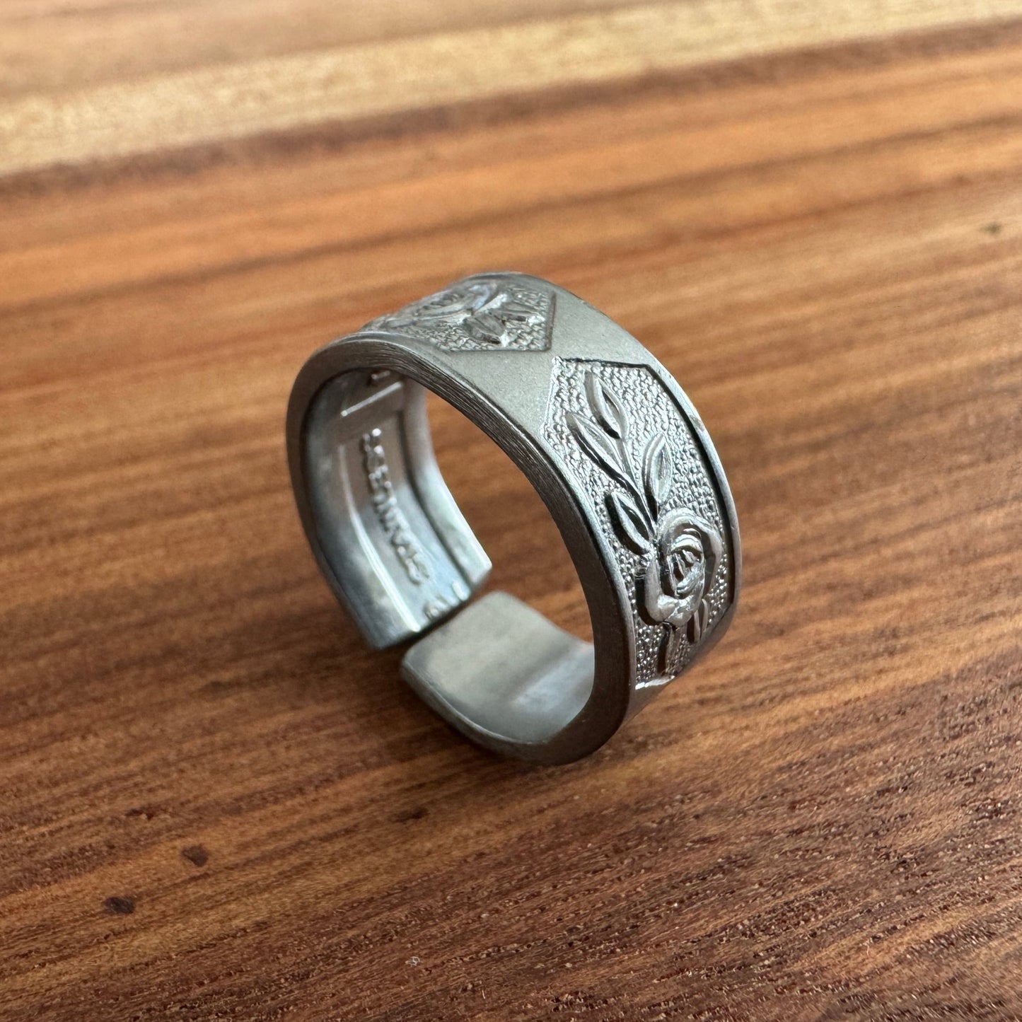 Rosalina Art Deco Stainless Ring