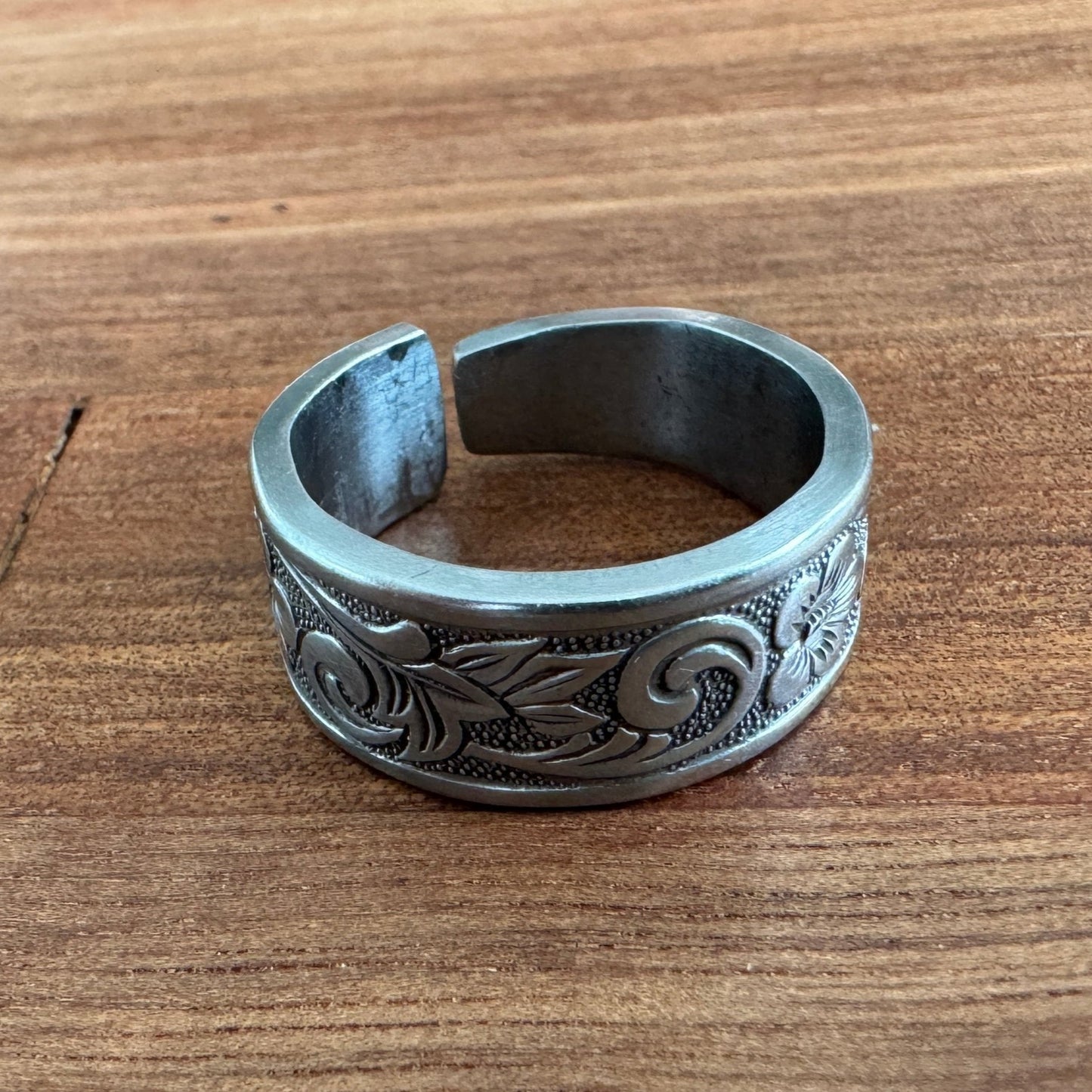 Hetty Hibiscus Spoon Ring