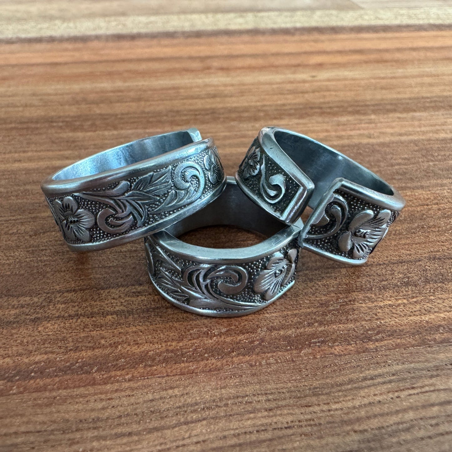 Hetty Hibiscus Spoon Ring