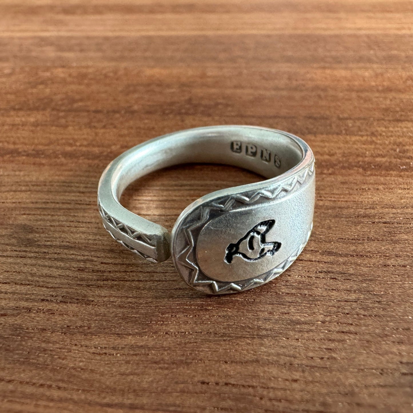 Henny Penny Spoon Ring