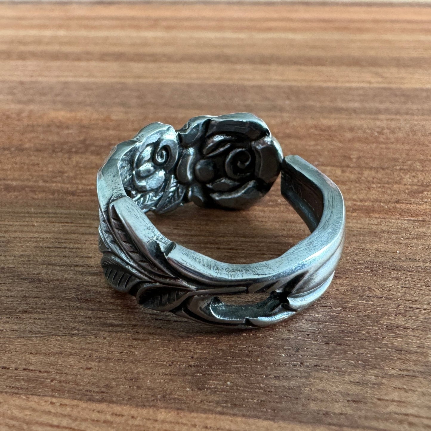 Rose Stainless Spoon Ring