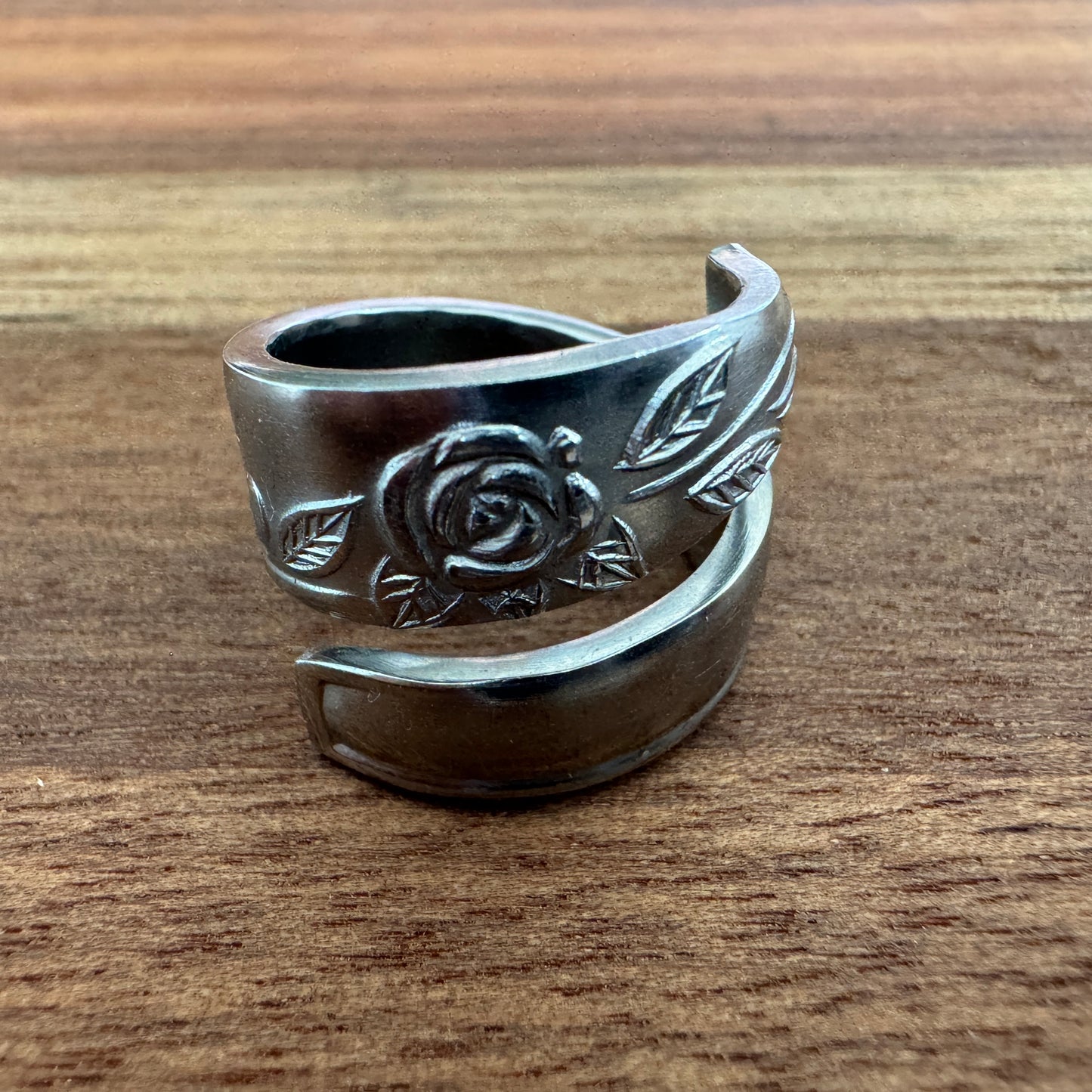 Rosa Stainless Wrap Ring