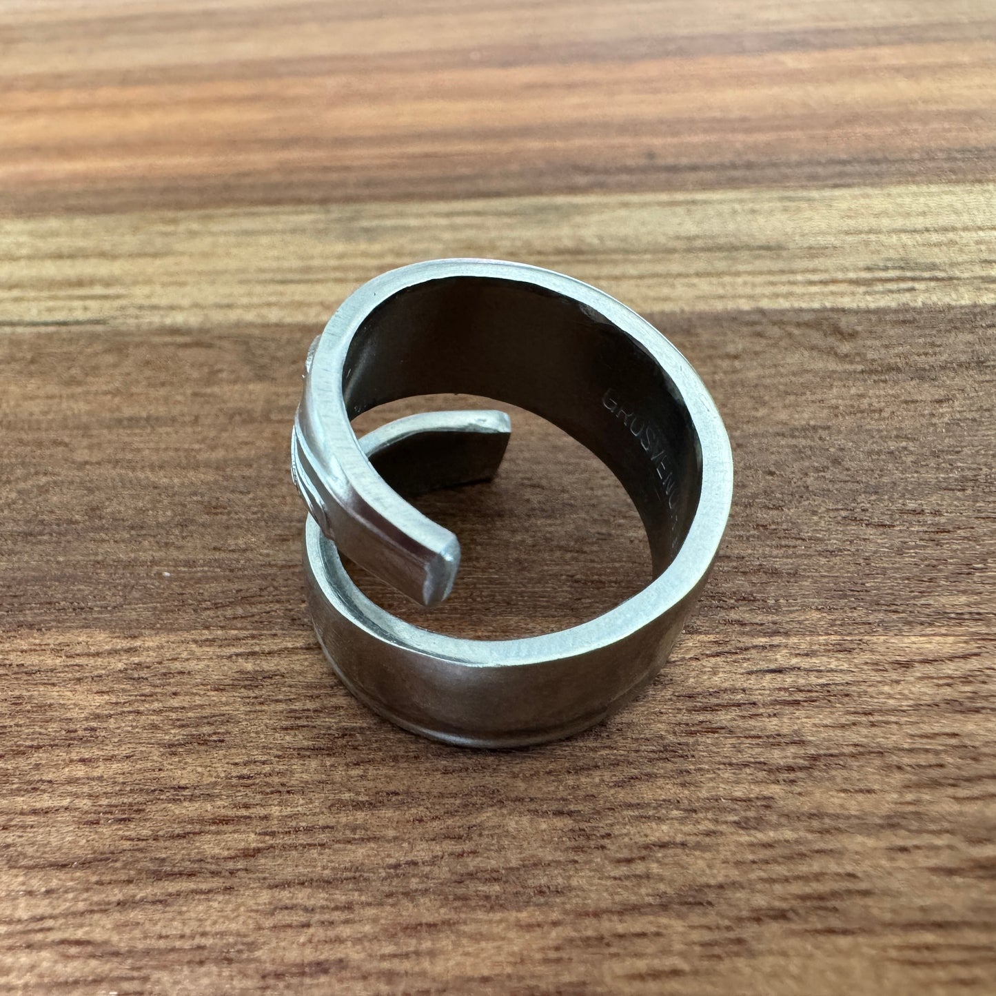 Rosa Stainless Wrap Ring