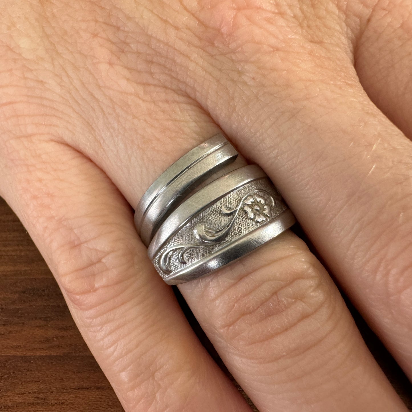 Eloise Stainless Wrap Ring