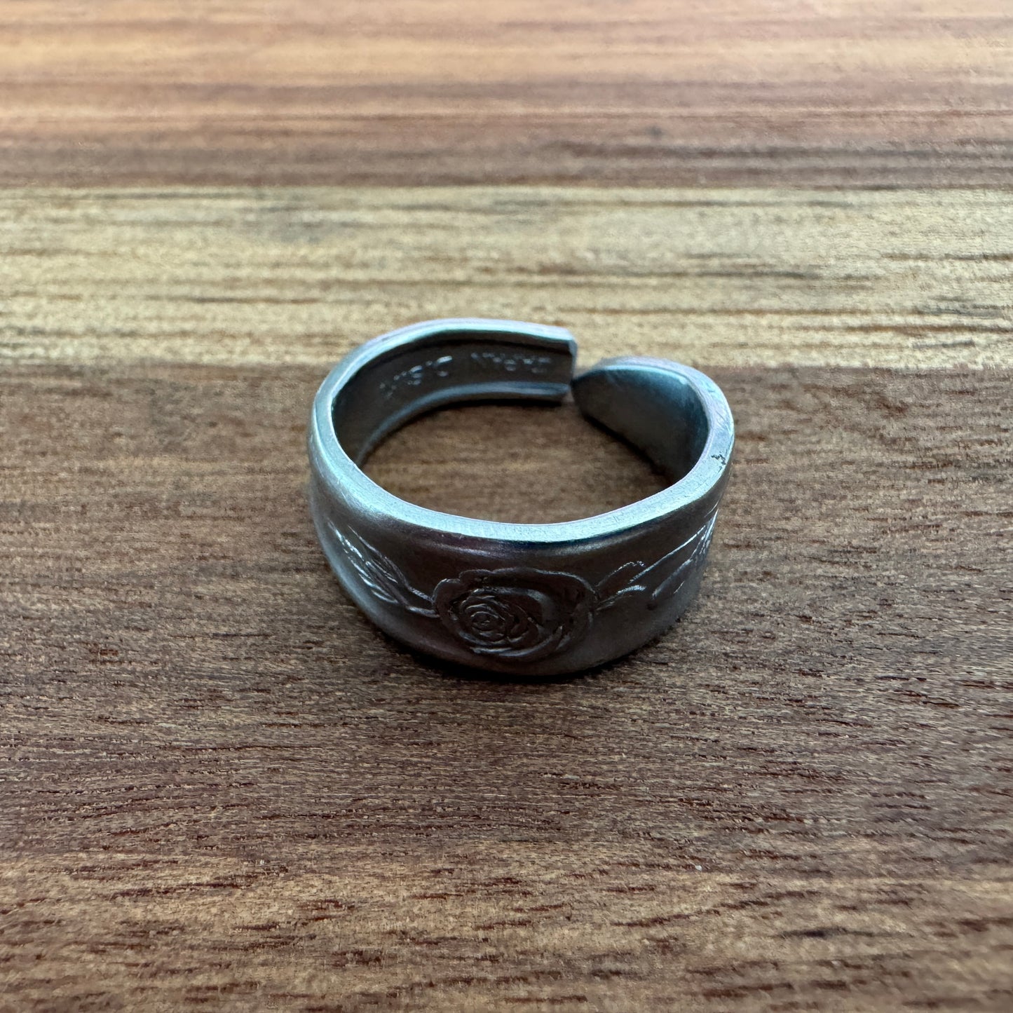Peony Stainless Spoon Ring
