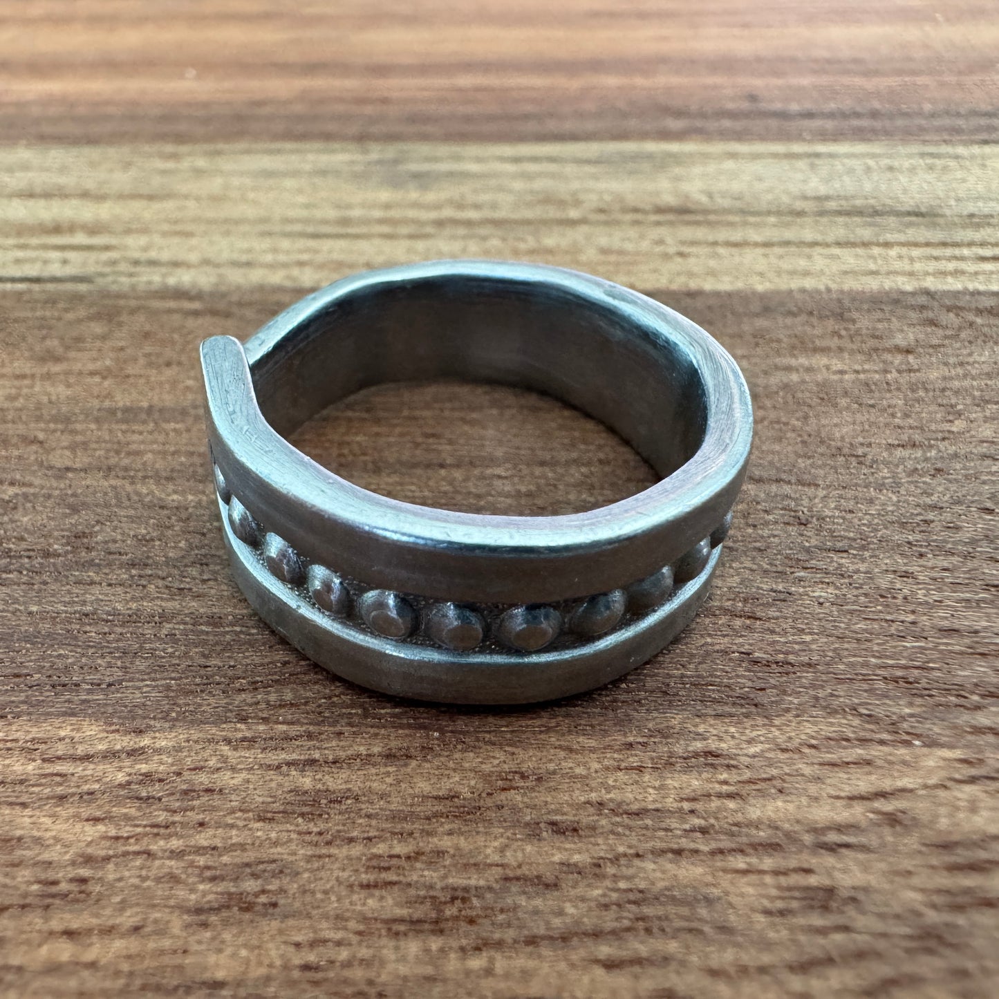 Dot Stainless Spoon Ring
