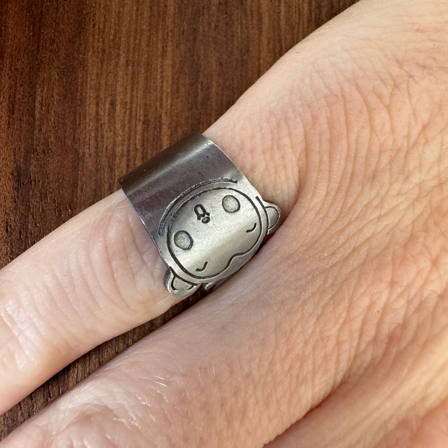 Cheeky Monkey Stainless Ring