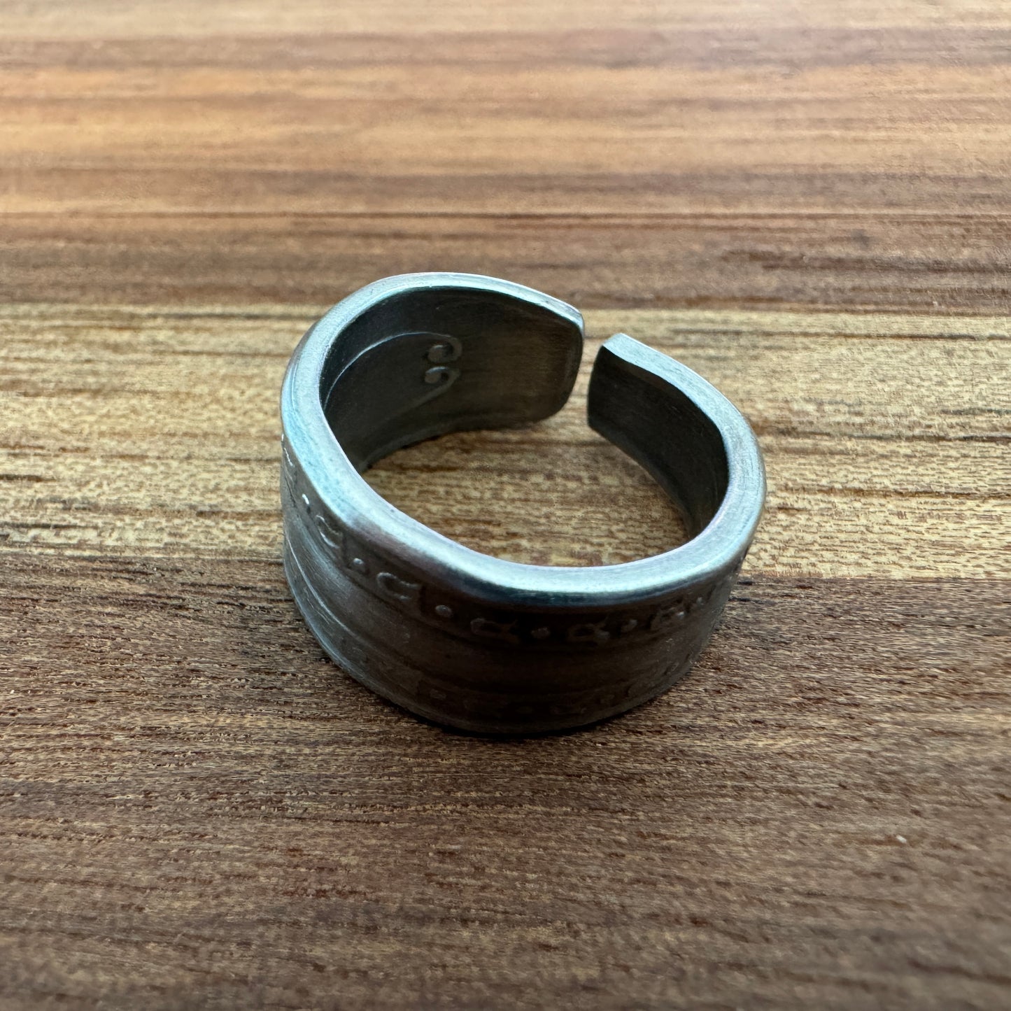 Iris Stainless Spoon Ring