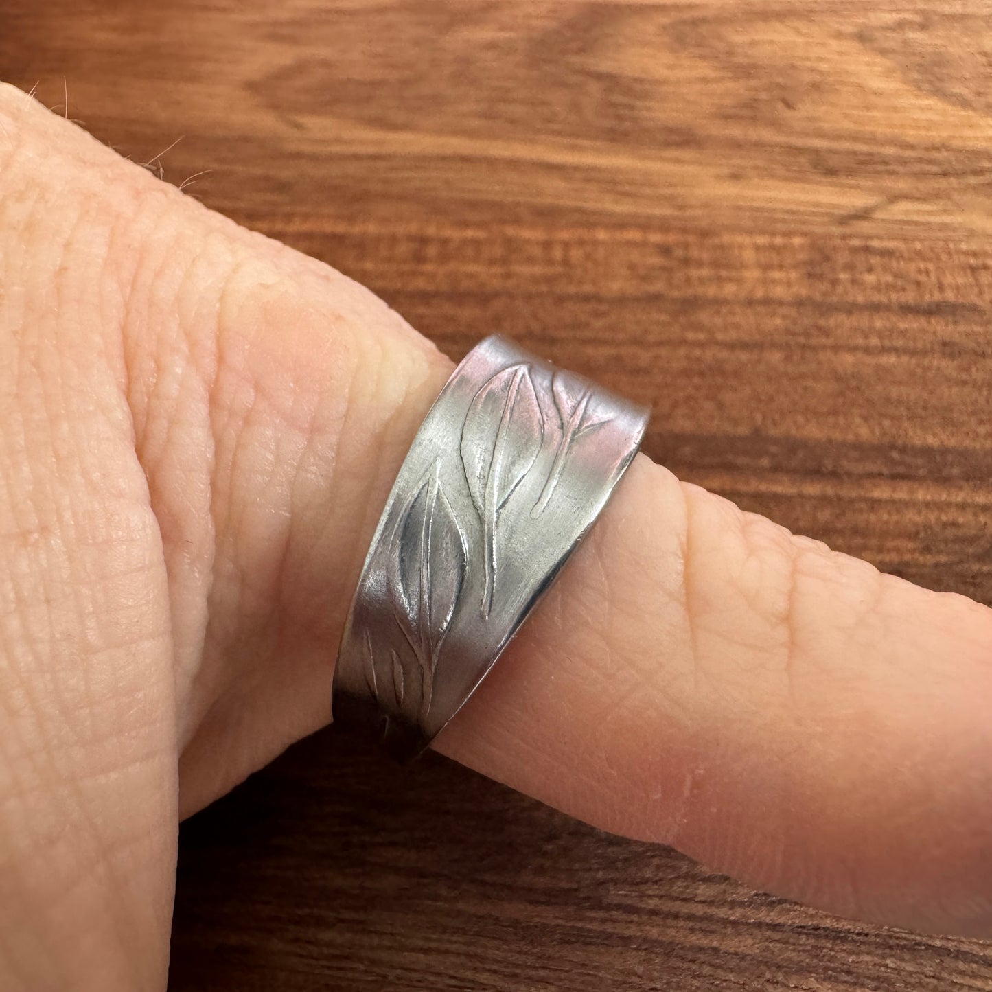 Ivy Stainless Spoon Ring