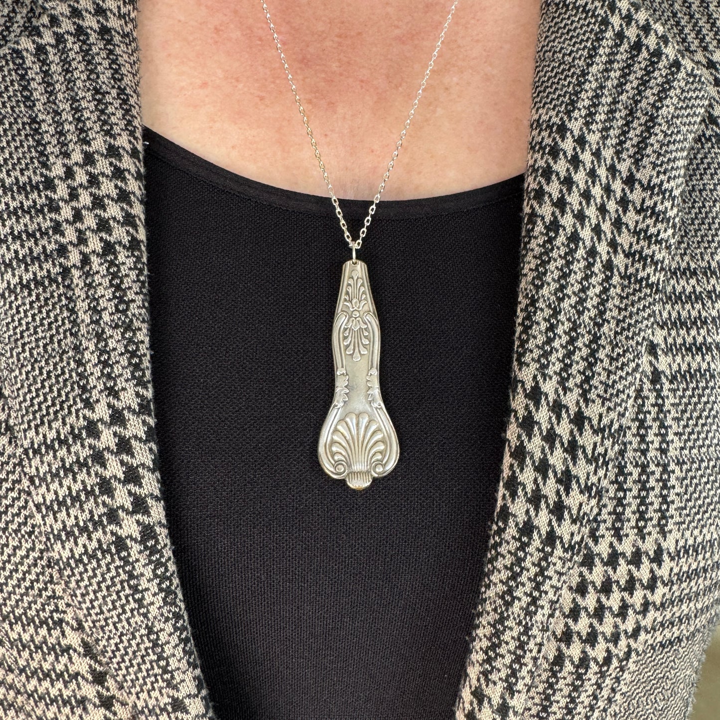 Kingsley Vintage Silverware Pendant