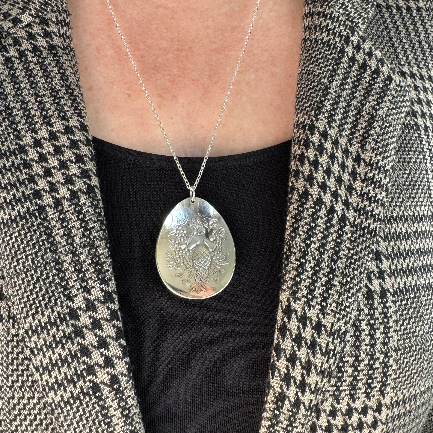 Clementine Fruit Spoon Pendant