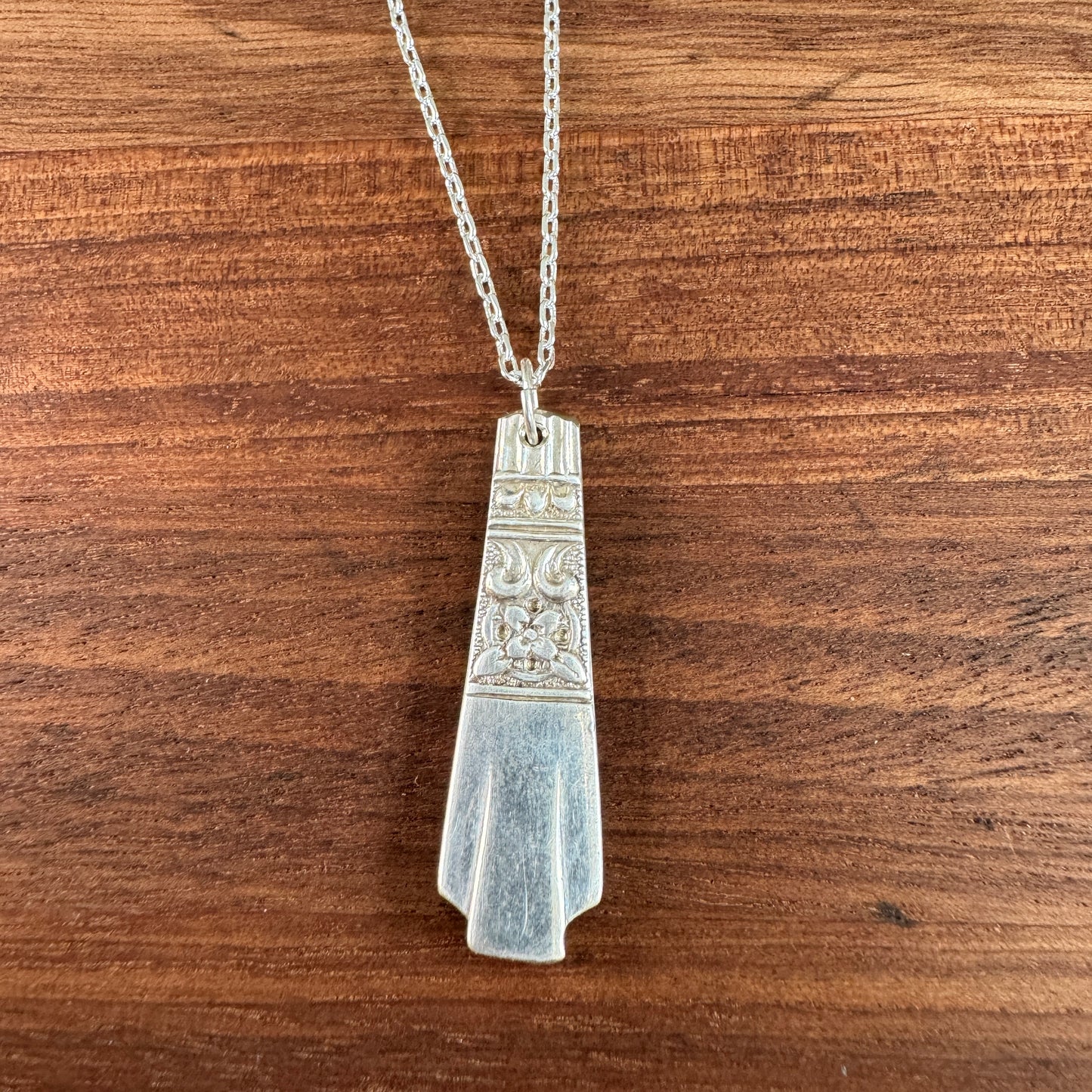 Jennifer Vintage Silverware Pendant