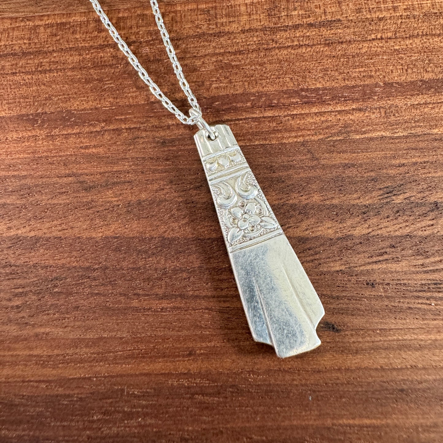 Jennifer Vintage Silverware Pendant