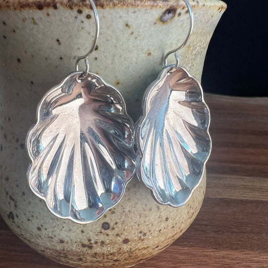 Sugar Spoon Shell Earrings