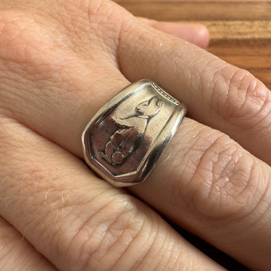 Peter Rabbit Vintage Fork Ring