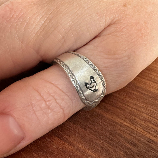 Henny Penny Spoon Ring